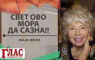 <span style='color:red;'><b>MAJA VOLK</b></span>: SVET OVO MORA DA SAZNA (VIDEO)