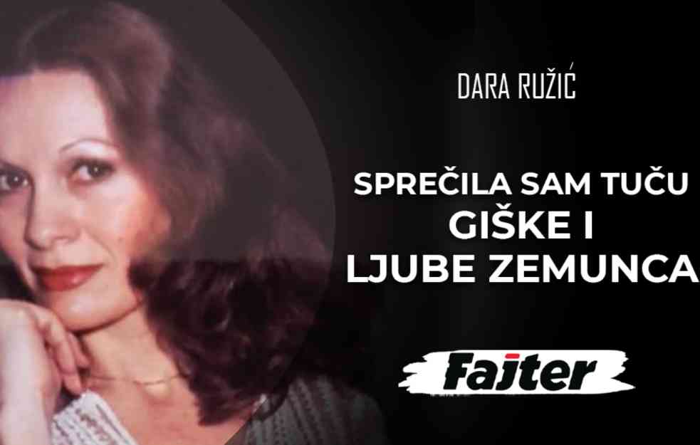 FAJTER EKSKLUZIVA: Kako je Dara sprečila TUČU DO SMRTI Giške i Ljube Zemunca! REKAO MI JE HVALA (VIDEO)