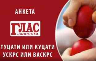 ANKETA GLASA JAVNOSTI: Kako se pravilno govori: Tucati ili kucati, Uskrs ili Vaskrs (VIDEO)