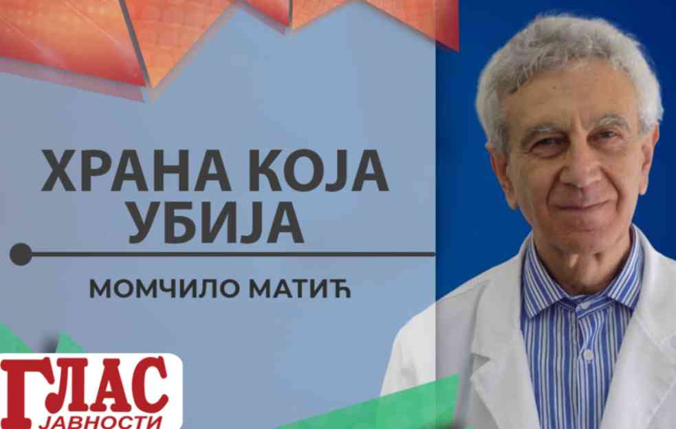 Profesor MOMČILO MATIĆ: Loša hrana ubija i CRPI NAŠU ENERGIJU (VIDEO)