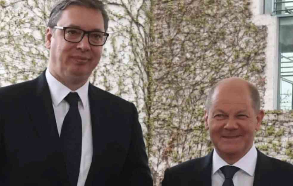 PREDSEDNIK IZ BERLINA: Šolc mi je rekao da evropska budućnost Srbije NIJE FATAMORGANA, naš stav o ratu u Ukrajini JASAN (FOTO)