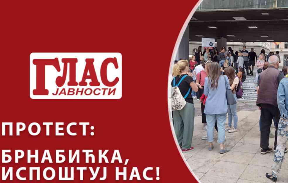 PROTEST ZA DOSTOJANSTVEN RAD U STRUCI: Brnabićka, ispoštuj nas (VIDEO)