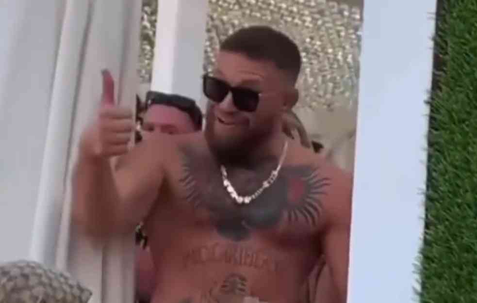 KONOR MEGREGOR, ČOVEK SKANDAL: Irac nema mira ni na svojoj rođendanskoj žurci (VIDEO)