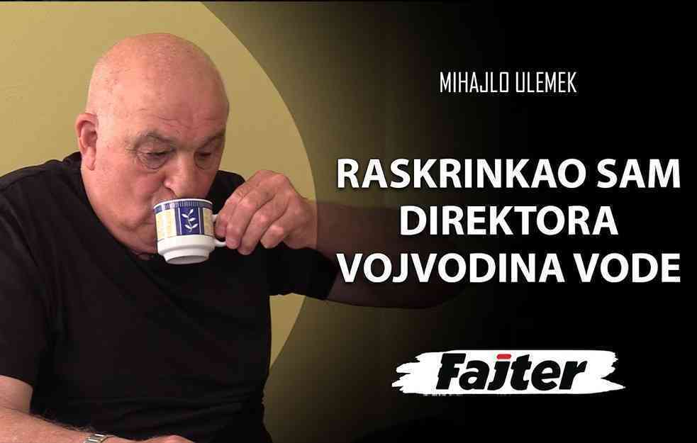 <span style='color:red;'><b>MIHAJLO ULEMEK</b></span> RASKRINKAO DIREKTORA VOJVODINA VODE (VIDEO)