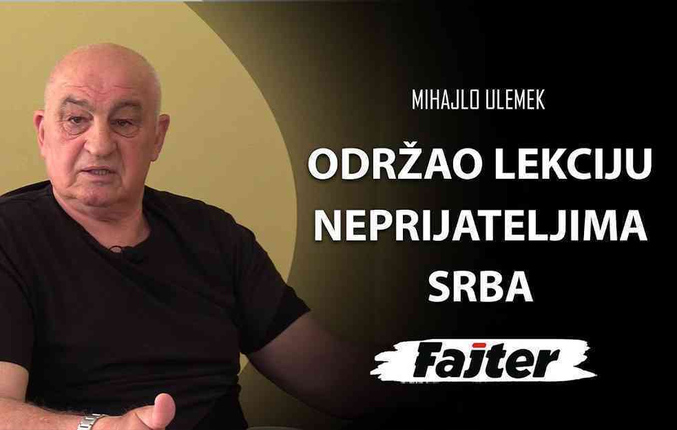 MIHAJLO ULEMEK ODRŽAO LEKCIJU NEPRIJATELJIMA SRBA (VIDEO)