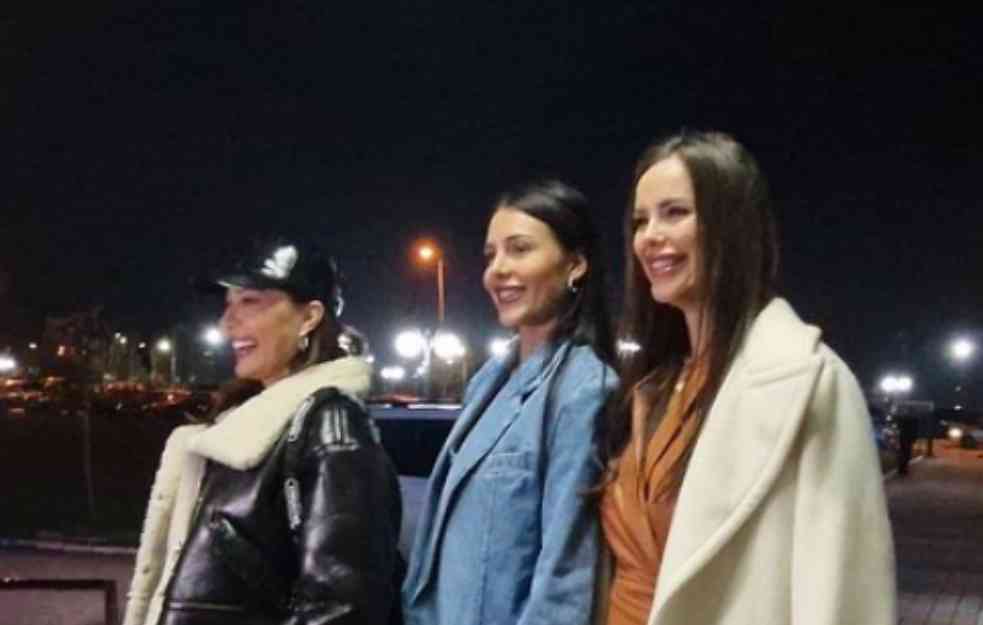 Bogdana Ražnatović skockana stigla na Veljkov meč (FOTO)