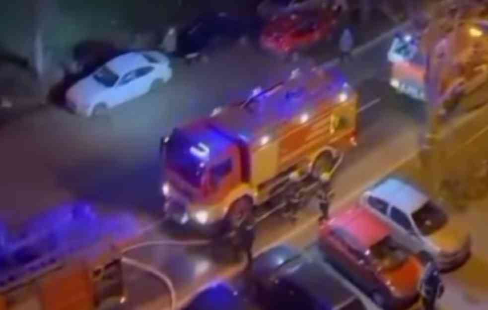  POŽAR U ŽELEZNIKU: Gori hotel, TROJE završilo u bolnici (VIDEO)