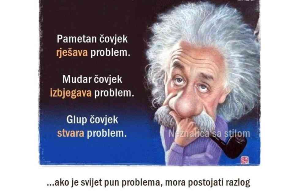 Pametno i vrlo jasno definisao jedan od najvećih umova u istoriji sveta!