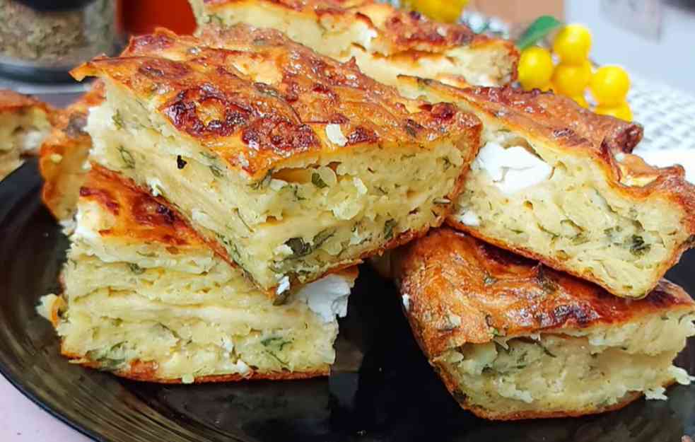 DOMAĆI RECEPT ZA NAJUKUSNIJI DORUČAK : Pita sa spanaćem koja je zaludela celu Srbiju