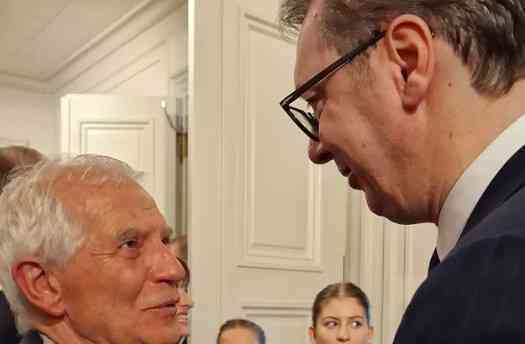 NASTAVAK BORBE ZA OČUVANJE MIRA I STABILNOSTI ZAPADNOG BALKANA: Vučić se sreo sa Boreljom u Minhenu (FOTO)