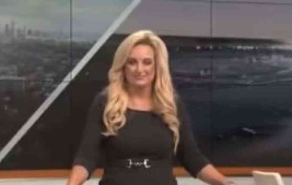 VODITELJKA SE SRUŠILA USRED VREMENSKE PROGNOZE : Studio je ostao nem (VIDEO)