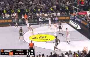 PARTIZAN NA VRATIMA TOP 8! Crno-beli u neviđenom paklu Arene demolirali <span style='color:red;'><b>Real Madrid</b></span>! (VIDEO)