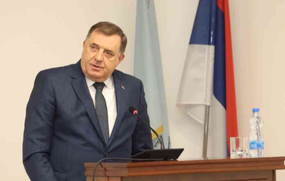 Dodik: Najveća pretnja po bezbednost u BiH je Kristijan Šmit