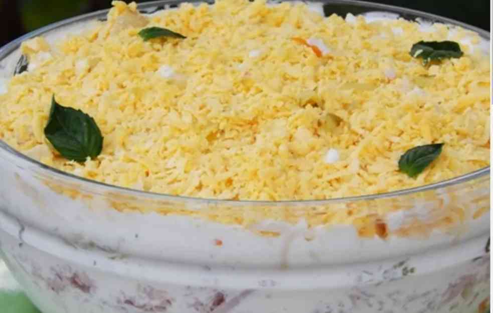 MIMOZA SALATA, OMILJENA SALATA MNOGIH DOMAĆICA: Originalni RECEPT morate da ZAPIŠETE