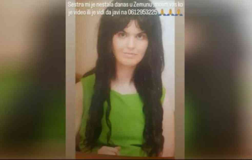 NESTALA SANJA (18) IZ ZEMUNA: Otišla u ŠETNJU i nije se VRATILA! (FOTO)