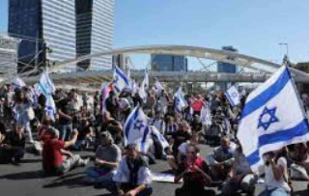NASTAVLJENE DEMONSTRACIJE: Hiljade Izraelaca ponovo protestovale u Tel Avivu protiv reforme pravosuđa