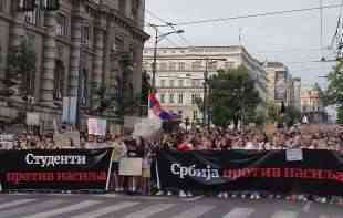 <span style='color:red;'><b>Protest</b></span> ispred Ministarstva prosvete, zatvoren deo Nemanjine u pravcu ka Slaviji
