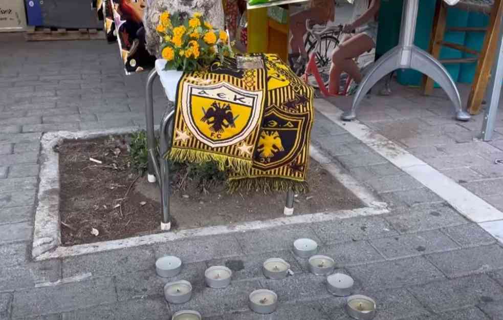 UBISTVO NAVIJAČA AEK-A: Potresne scene na mestu gde je Mihalis izdahnuo! 