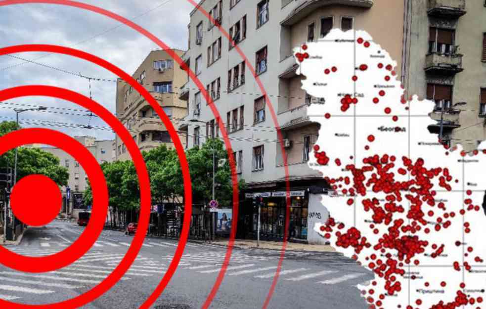 TRI ZEMLJOTRESA POGODILA SRBIJU: Dva POTRESA registrovana u KRUŠEVCU