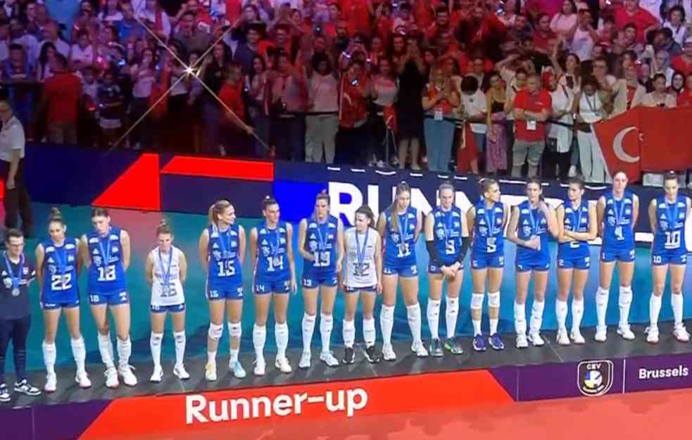 Borba do poslednjeg atoma snage za naše odbojkašice, ali Turska ipak šampion