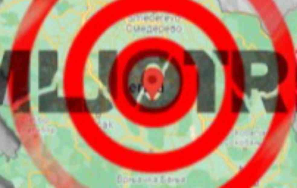 ZEMLJOTRES U SRBIJI: Potres jačine 2,1 po Rihteru registrovan u ovom delu