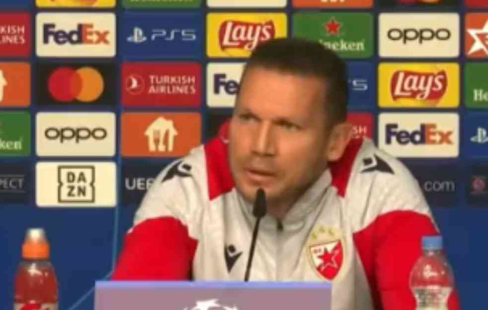 Trener Crvene zvezde zaplakao na konferenciji zbog Izraela: Moja zemlja krvari