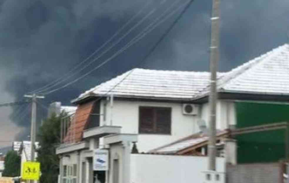 VELIKI POŽAR U NIŠU: Gust crni dim nadvio se nad gradom! (FOTO)