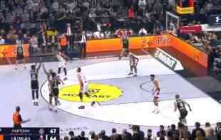 PARTIZAN NAPRAVIO NEZABELEŽENI PREOKRET: Crno-beli se vratili sa -15 i razneli <span style='color:red;'><b>Armani</b></span> u paklu Arene! (VIDEO)