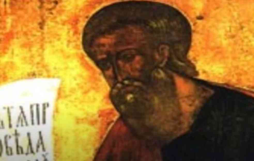 SLAVIMO SVETOG PROROKA SOFONIJA: Pomolite se za zdravlje najmilijih (VIDEO)