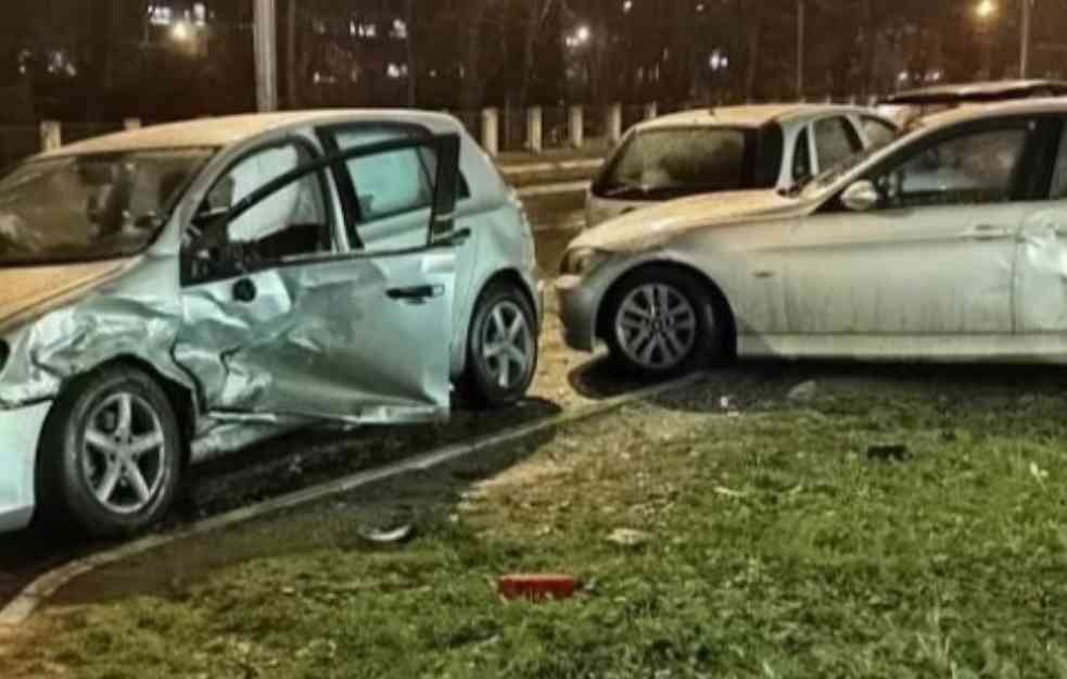 Lančani sudar u Ulici Dimitrija Tucovića