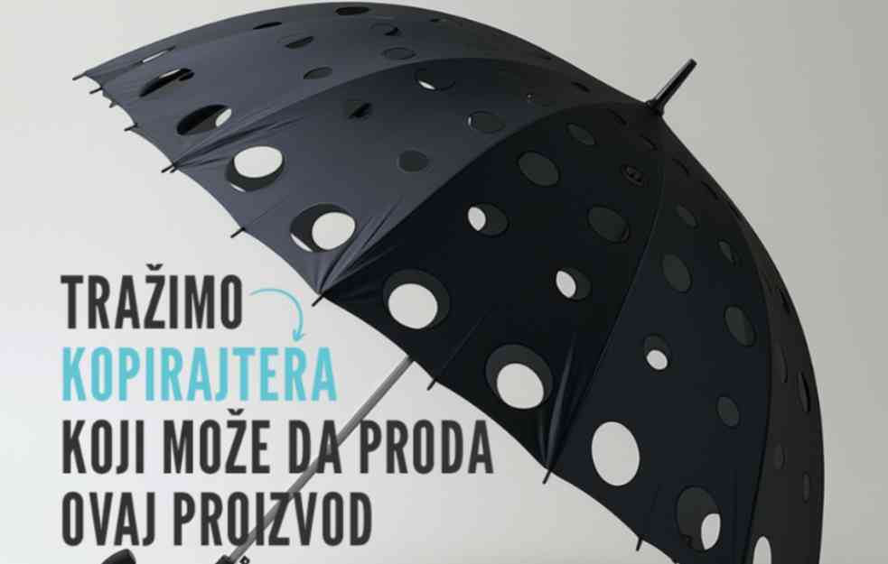 Kako biste vi prodali IZBUŠENI KIŠOBRAN? Oglas za posao o kojem se priča (FOTO)