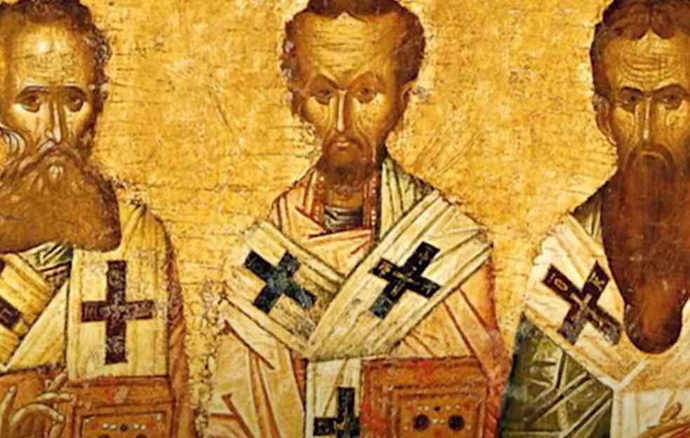 Srpska pravoslavna crkva danas slavi Sveta tri jerarha