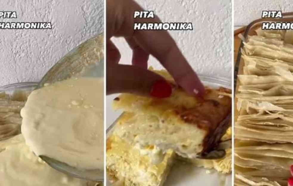 Harmonika-pita zaludela sve! Svako će umeti da je spremi!