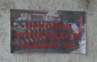 Sever Kosova prelepljen <span style='color:red;'><b>plakati</b></span>ma Vučića: 