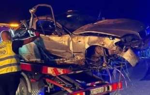 POGINULE DVE OSOBE: Teška saobraćajna nesreća na putu Ćuprija-Senje! AUTO KAO KONZERVA! (FOTO)