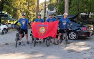 SVAKA ČAST: Naši žandari u jednoj borbi krenuli biciklima do <span style='color:red;'><b>Hilandar</b></span>a