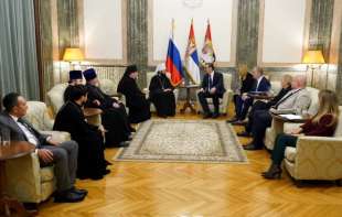 Vučić sa ruskim mitropolitom Antonijem: Bliskost dva naroda i dve crkve
