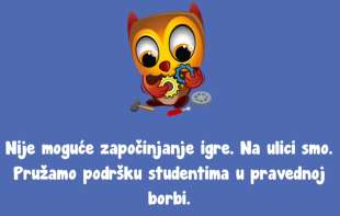  DANAS NEMA IGRANJA! Popularna igrica Slagalica podržala studente na blokadama. 