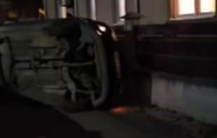 Prevrnuo se automobil na ALTINI (VIDEO)