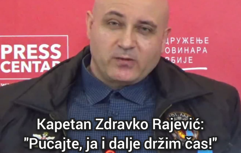 AKTIVNI KAPETAN POLICIJE ZDRAVKO RAJEVIĆ NAKON JAVNO DATE PODRŠKE STUDENTIMA BRUTALNO I PROTIVZAKONITO KAŽNJEN !!!