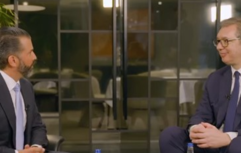 Vučić dao intervju Trampu Mlađem: 