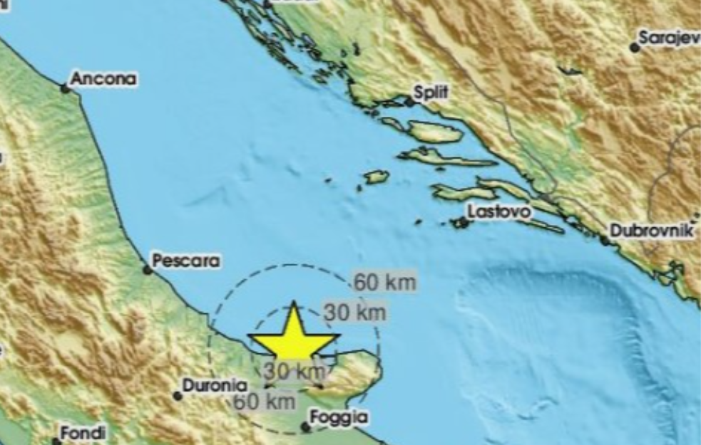Jak zemljotres jačine 4,8 stepeni pogodio jug Italije