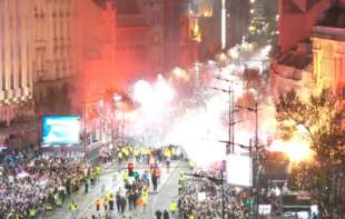 Beograd ovacijama dočekao studente: Spektakularna dobrodošlica za junake Srbije (VIDEO) 
