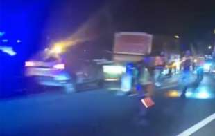 Teška saobraćajna nesreća na auto-putu kod Ćicevca: Više patrola na terenu (VIDEO)
