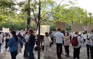 Protest protiv novog ministra prosvete: Zatvorena Nemanjina u smeru ka Slaviji
