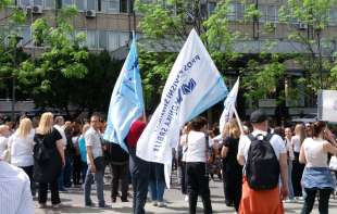 Završen protest ispred MInistarstva prosvete: Izbor Dejana Vuka Stankovića nasilje nad prosvetom (FOTO)
