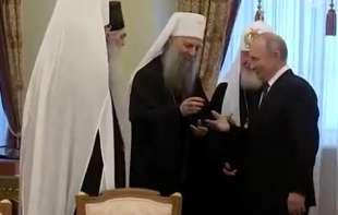Patrijarha Porfirija u Moskvi primio <span style='color:red;'><b>Vladimir Putin</b></span>: 