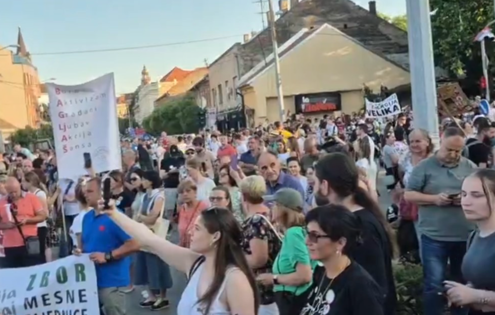 Protesti studenata i građana u Zrenjaninu i Lapovu: