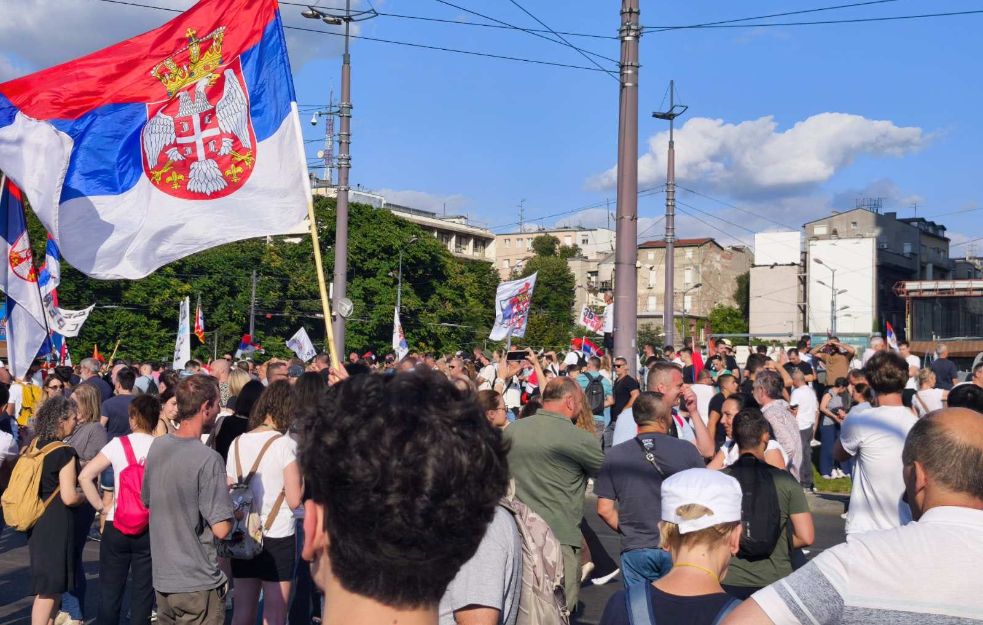 Šta o protestu u Beogradu piše nemačka štampa?