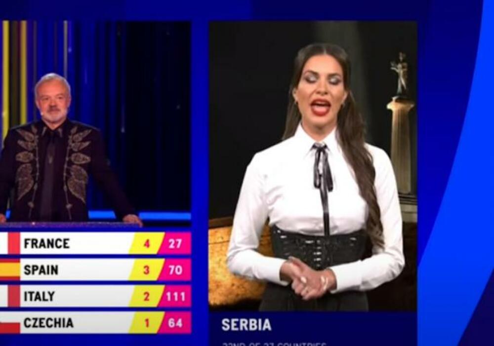 Printscreen Eurovision youtube Kosjerina Dragana